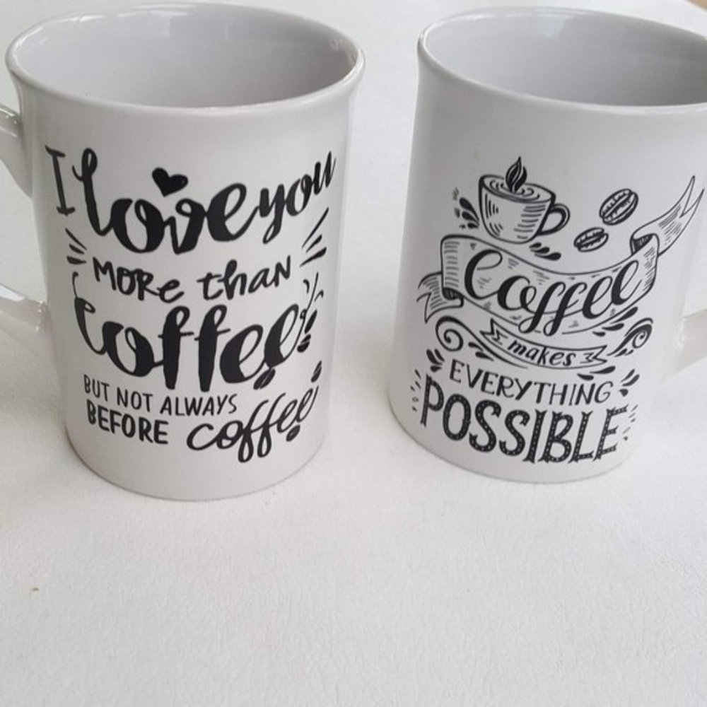 NWT Royal Norfolk Set of 2 Coffee Mugs